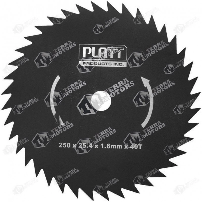 Disc motocoasa 40D - 250mm - 25.4mm - 1.6mm (Platt)